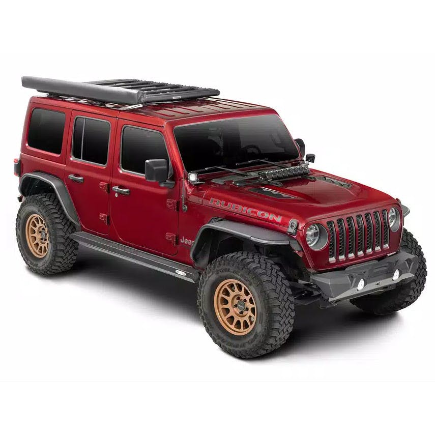Overland Awning Closed on Jeep