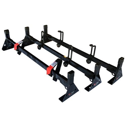 Vantech Ford Transit Cargo 2015+ - 3 Bar Steel Ladder Racks H1723 3