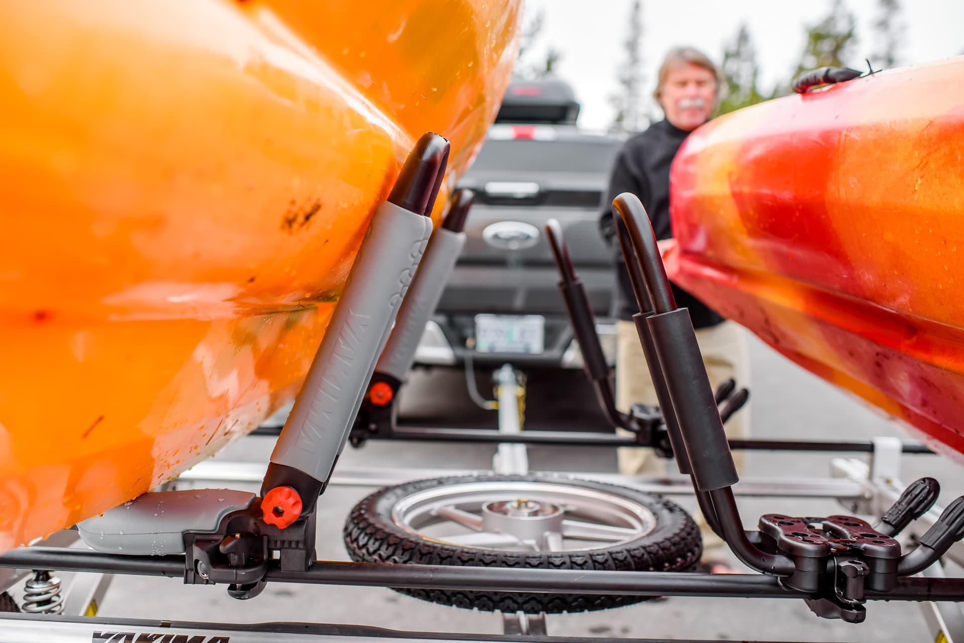 Yakima 66" Rack and Roll Trailer Kayaks, Canoes, Bikes, more