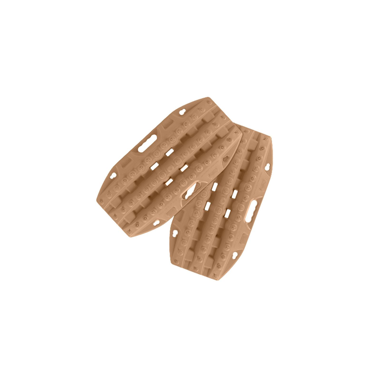 Maxtrax Mini Recovery Boards in Desert Tan on white background