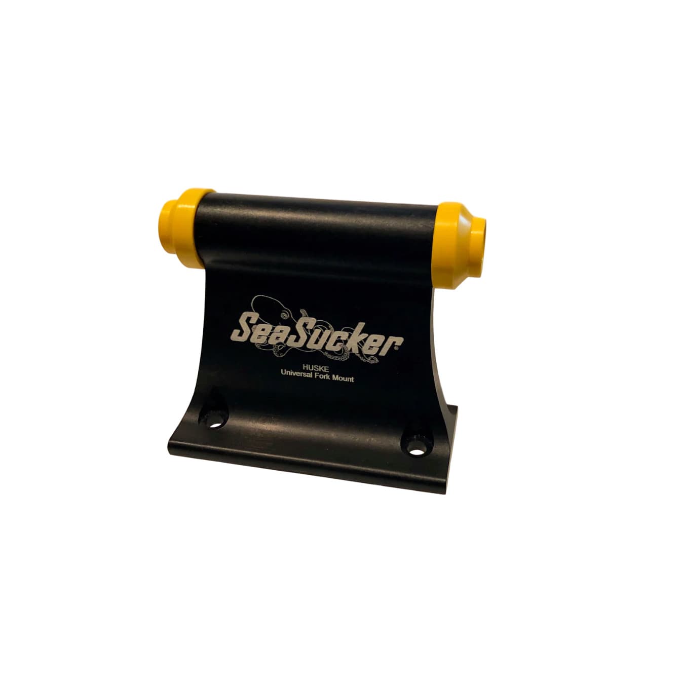 SeaSucker 15x110 HUSKE Plugs inside fork mount body on white background