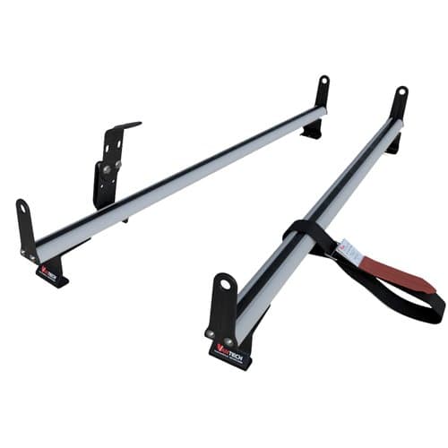 Vantech Ford Transit Connect 2014+ - 2 Bar Aluminum Ladder Rack w/Side Stops J2202 6