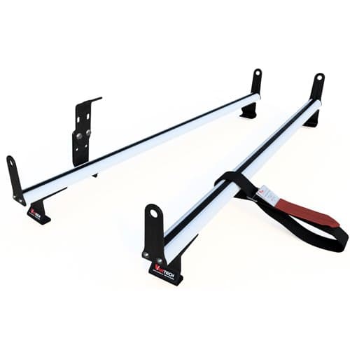 Vantech Ford Transit Connect 2014+ - 2 Bar Aluminum Ladder Rack w/Side Stops J2202 5