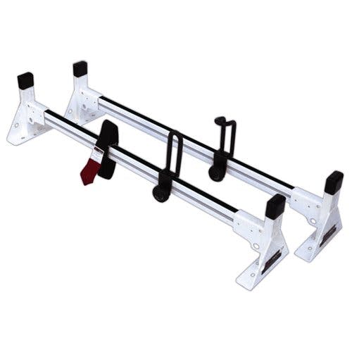Vantech Ford Transit Cargo 2015+ - 2 Bar Steel Ladder Racks H1722 4