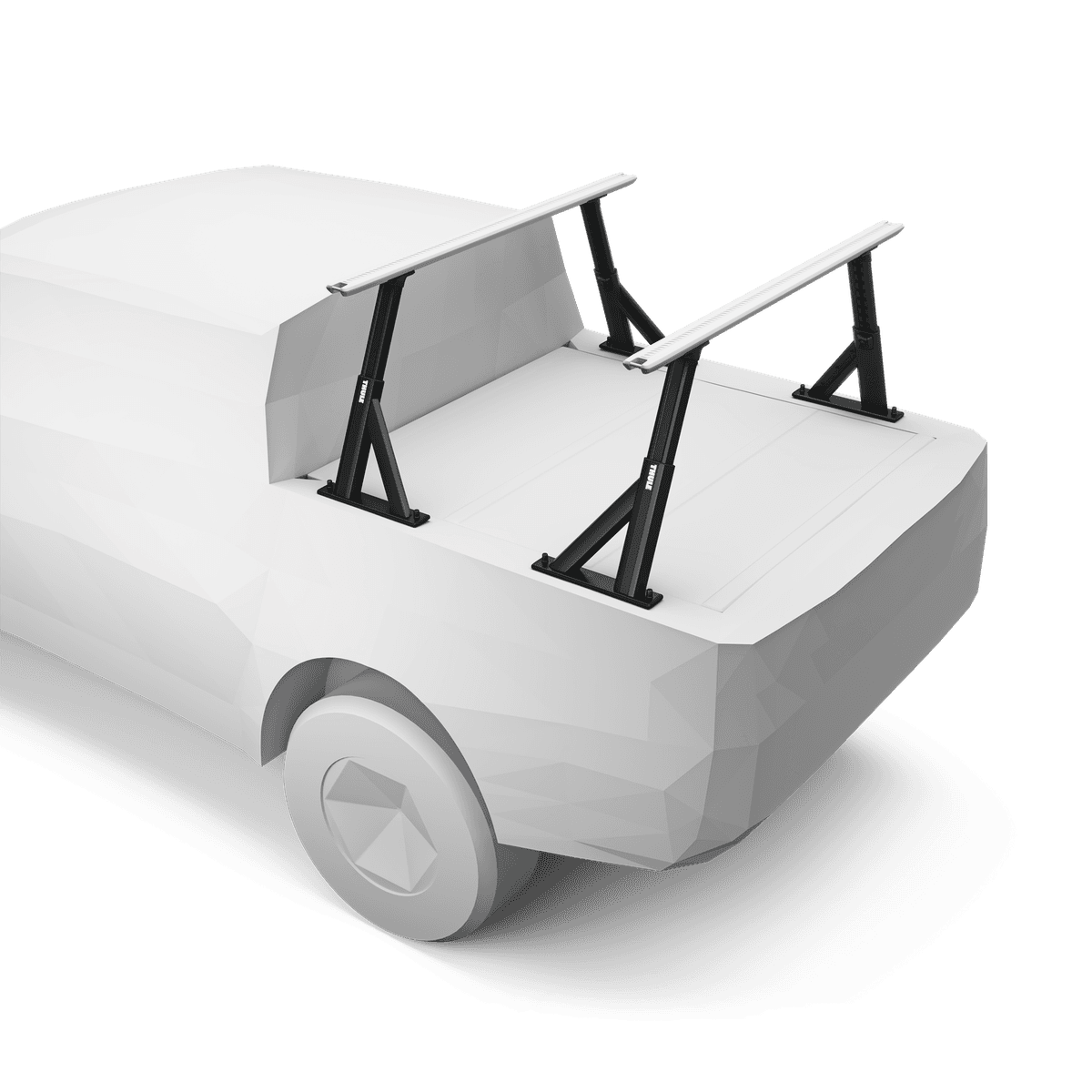 Thule Xscape Tonneu Towers on truck high position