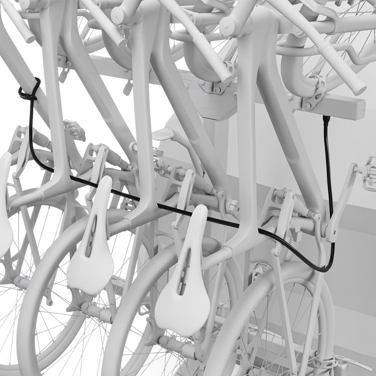 revert bike lock showing bikes