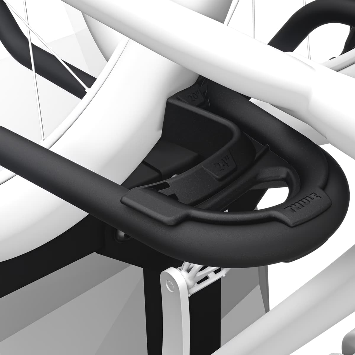 20/24" wheel adapter on wheel tray