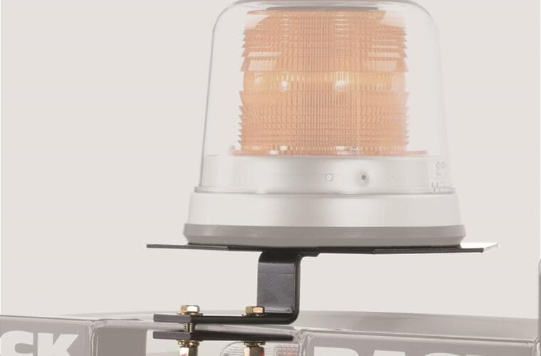 BackRack Center Mount Safety Light Bracket