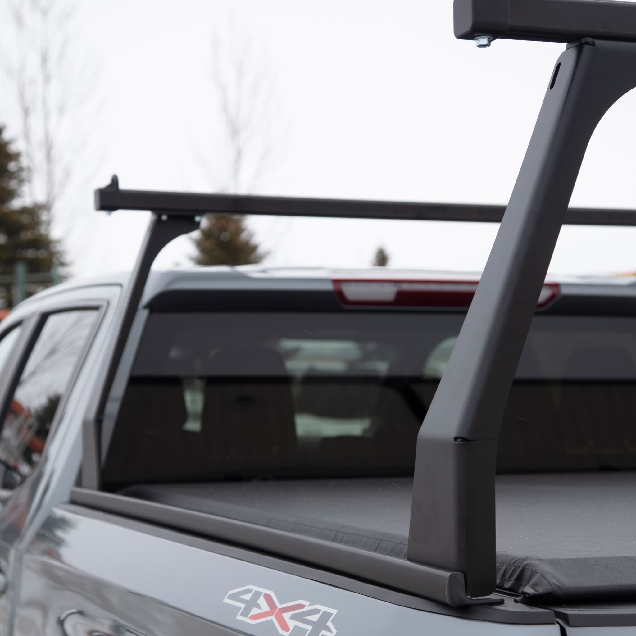 ADARAC Aluminum Series Truck Bed Rack Driver Side Upright and Rail