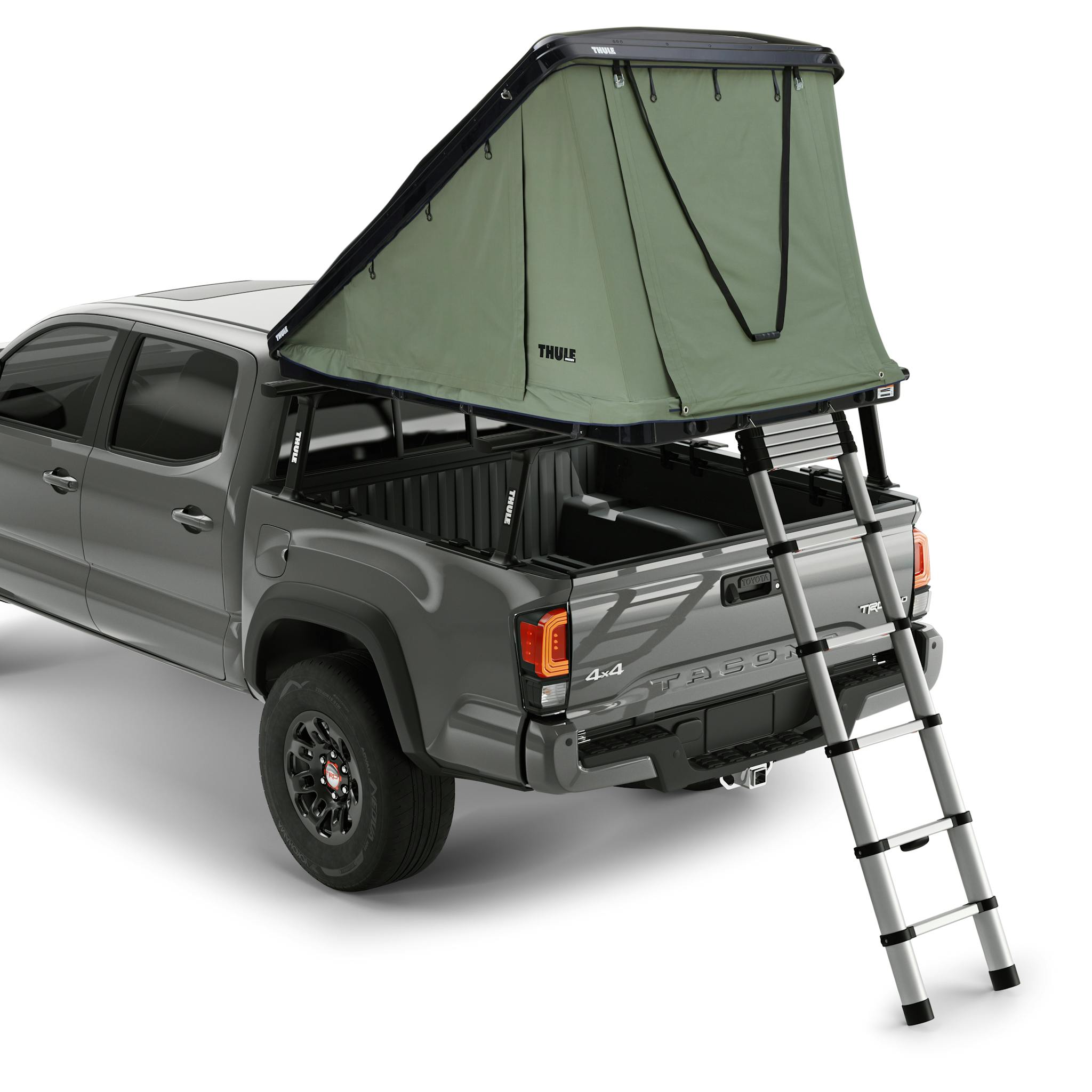 Thule Basin Wedge Rooftop Tent Angled View