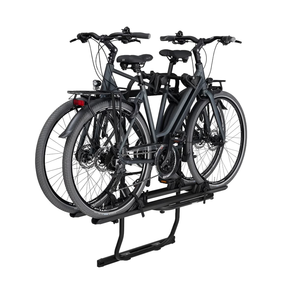 H3 Elite Van bike rack with bikes loaded