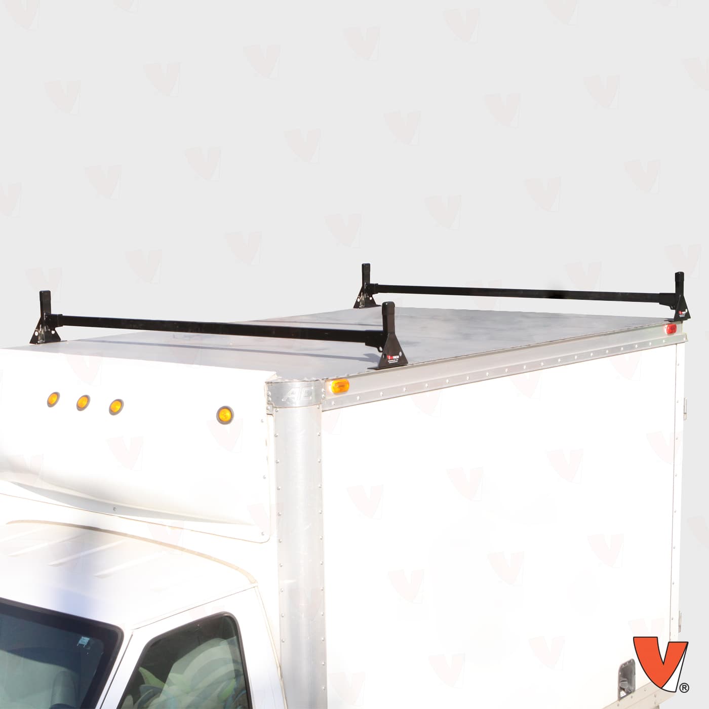 Vantech H1 Box Truck Aluminum Rack System - Top Mount