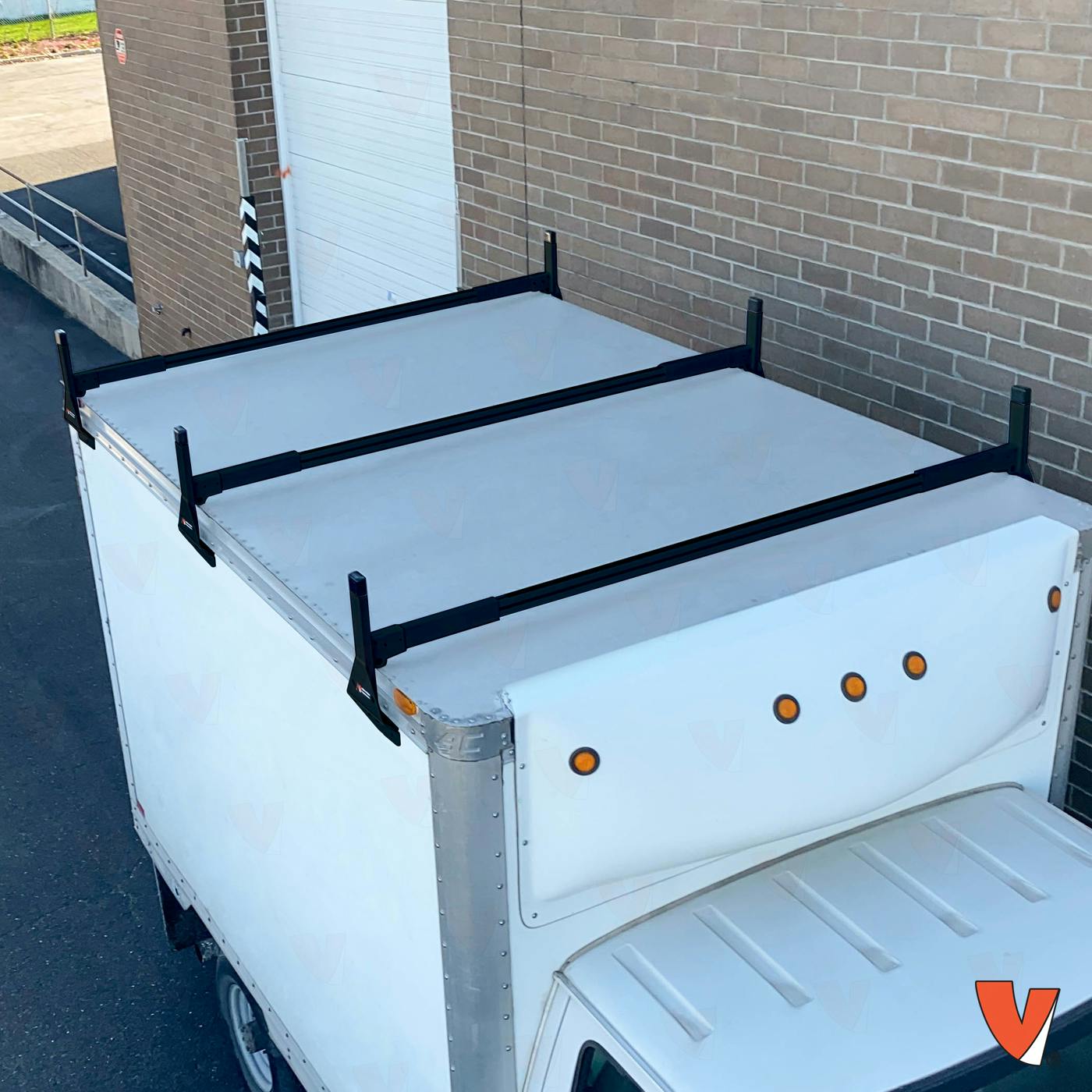Vantech H1 Box Truck Steel Rack System - Side Mount 3