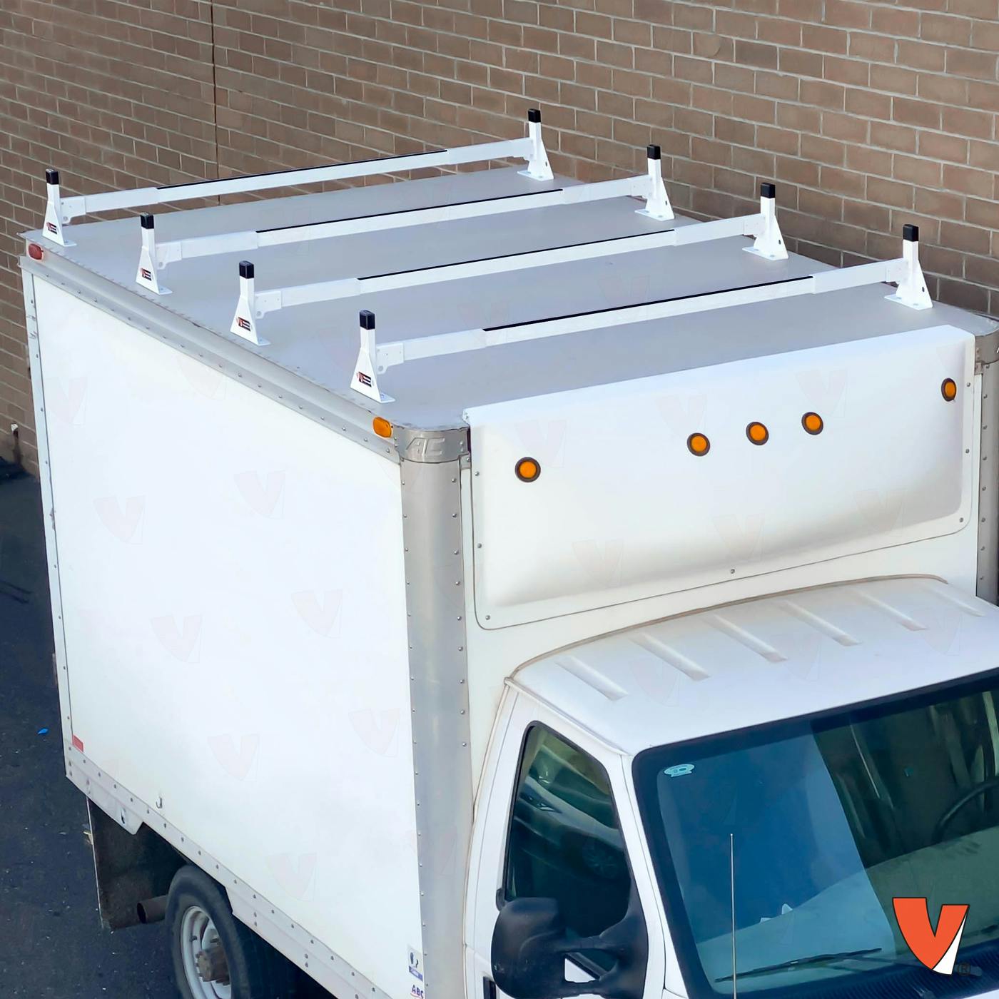 Vantech H1 Box Truck Aluminum Rack System - Top Mount 6