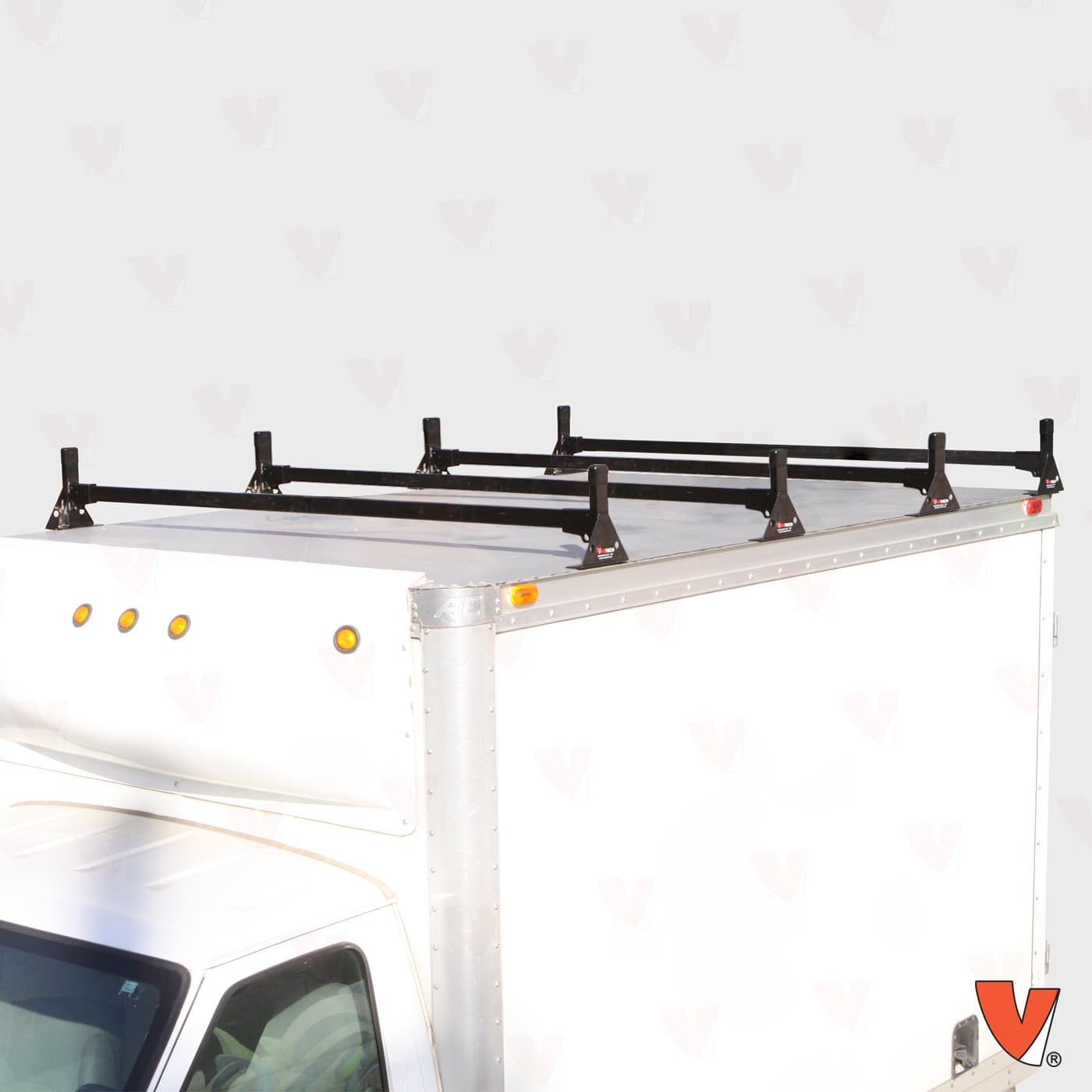 Vantech H1 Box Truck Aluminum Rack System - Top Mount 5