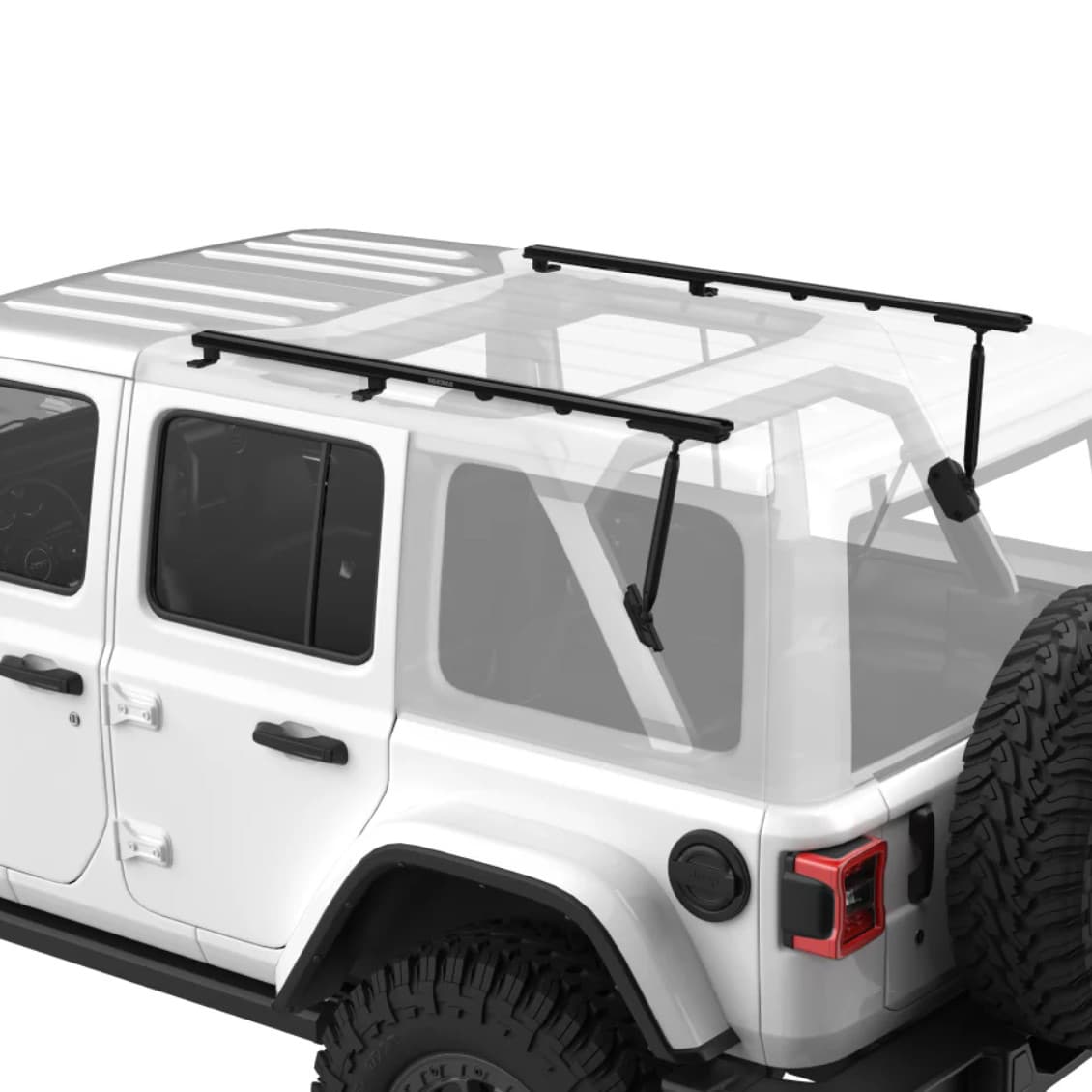 RibCage back view showing the frame mounting points