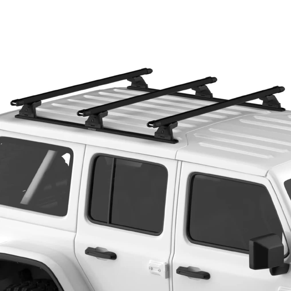 RigCage tracks showing 3 Yakima HD Bars attached to it