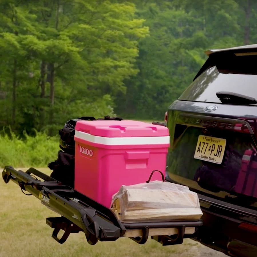 MHS Cargo Basket MHS Hitch Base Duo Bike Rack RAV4