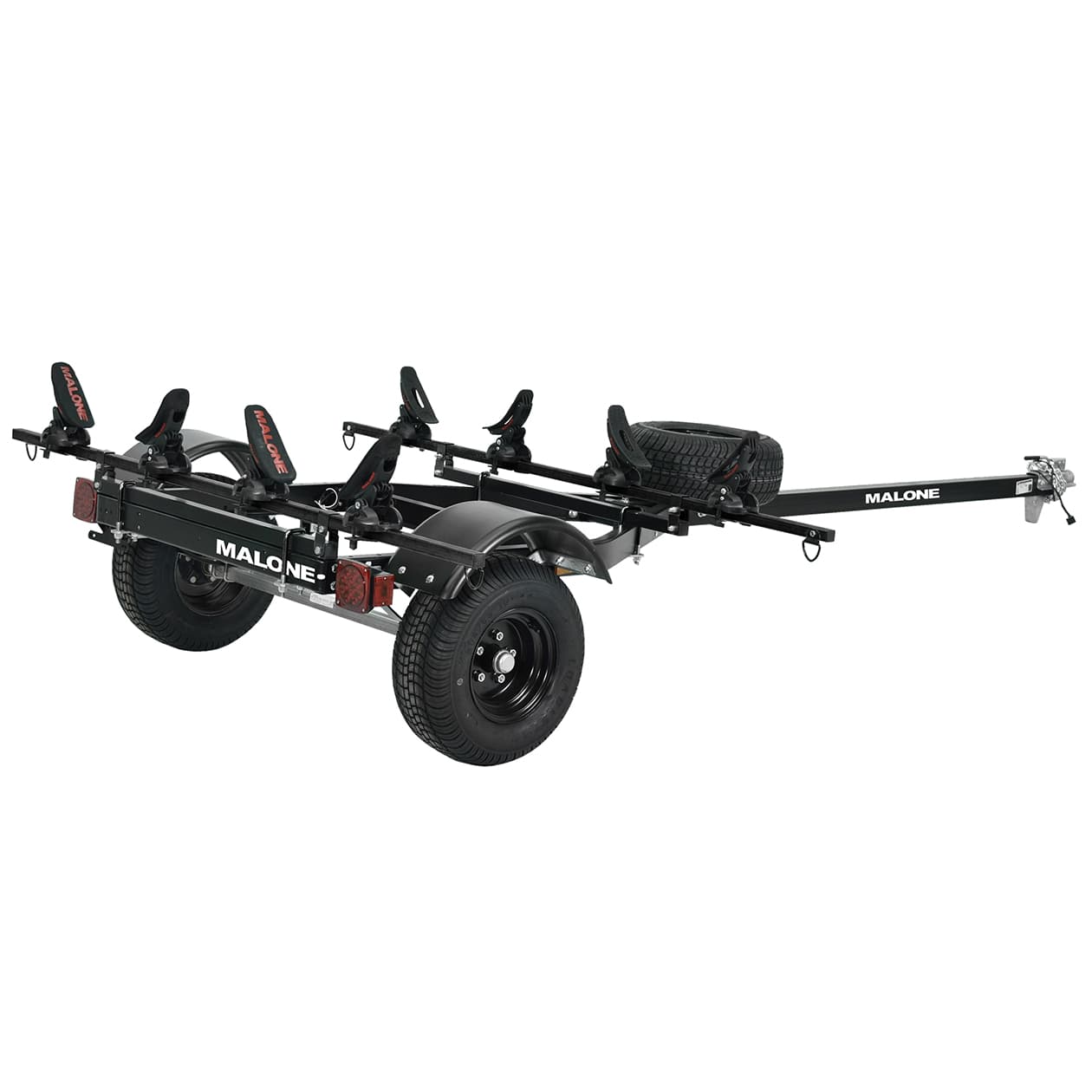 malone MPG444LBS-BLK microsport off-road trailer rear angle view