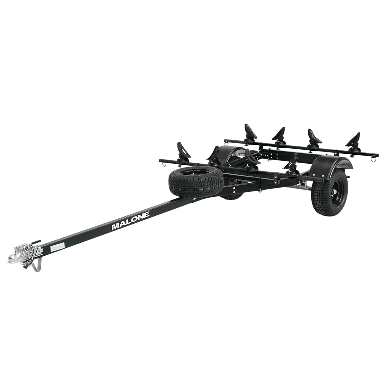 malone MPG444LBS-BLK microsport off-road trailer front angle view