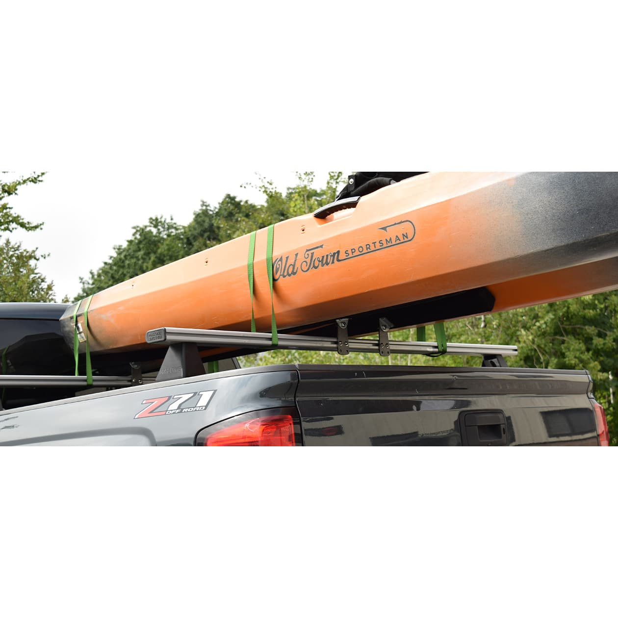 malone mpg930 bunk kit with kayak bottom view
