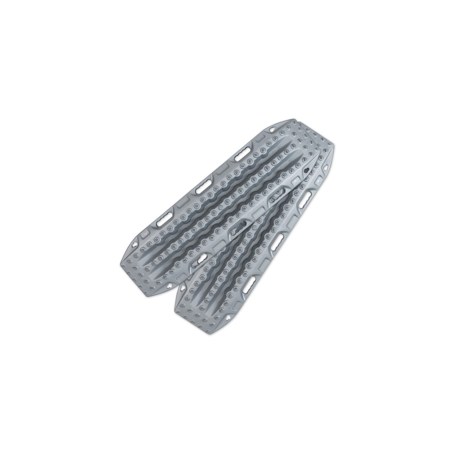 Maxtrax MKII Recovery Board Set in Titanium Gray on White Background