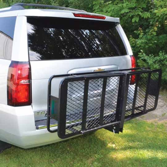 Malone HitchKing2 Cargo Basket Folded Up