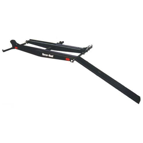 Versahaul vh-55rk motorcycle ramp kit attached to dual rack
