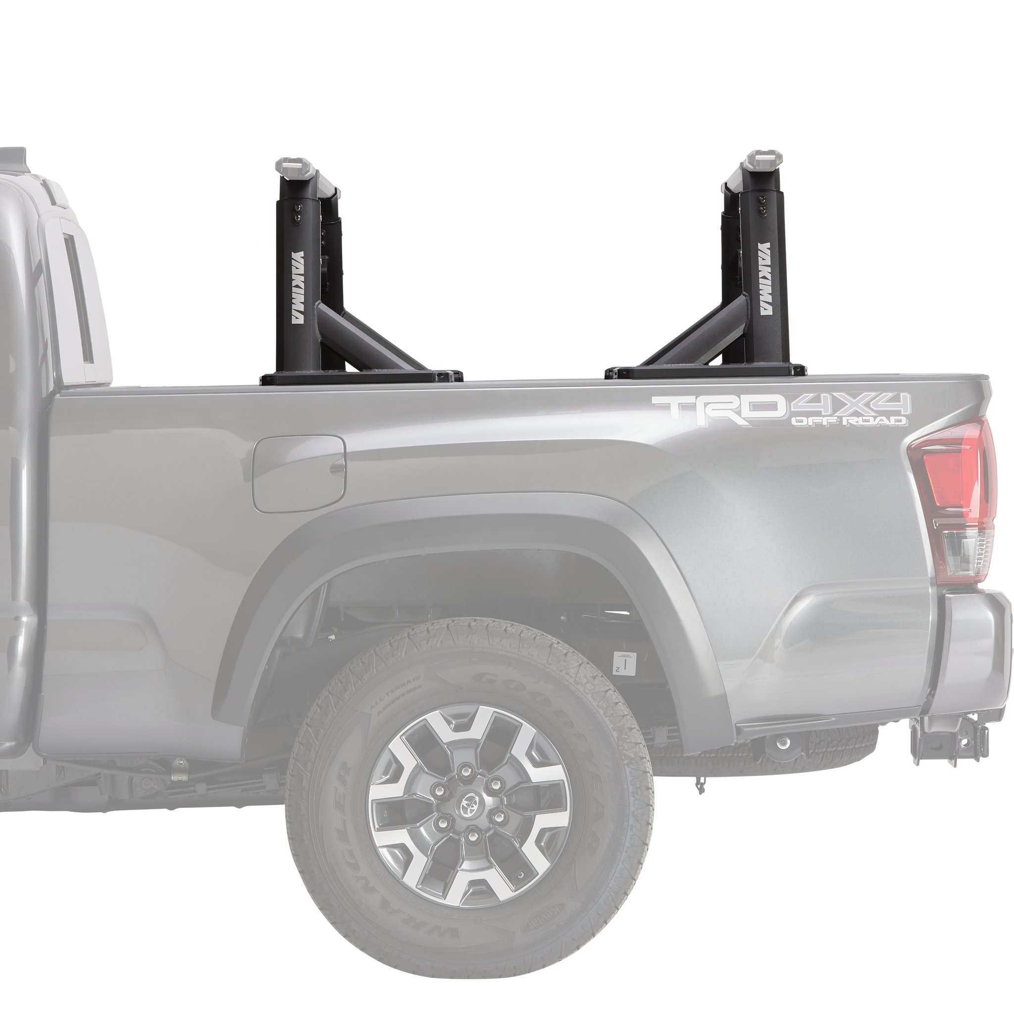 Overhaul HD truck rack side view height adjustability low