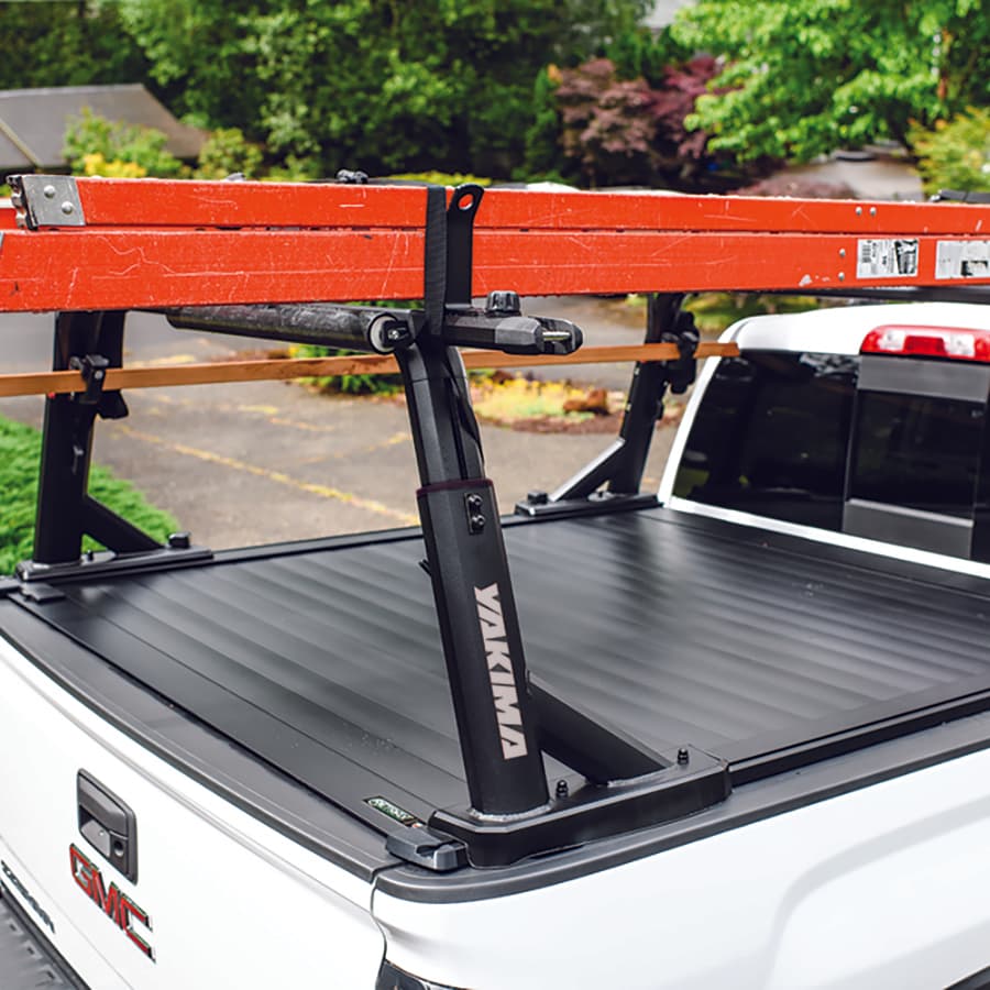 Overhaul HD Truck Rack with RetraxPro XR Tonneau Cover and accessories