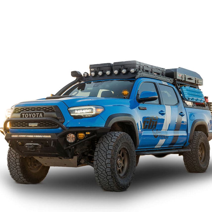 Prinsu Pro Toyota Tacoma Special Edition Platform Roof Rack W/Desert Air Intake