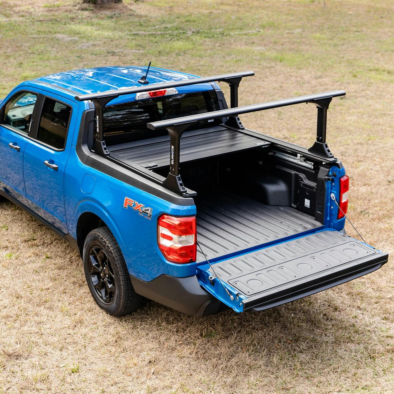 RetraxPro XR Tonneau Cover - Elevate Truck Rack Half Open Bed Cover