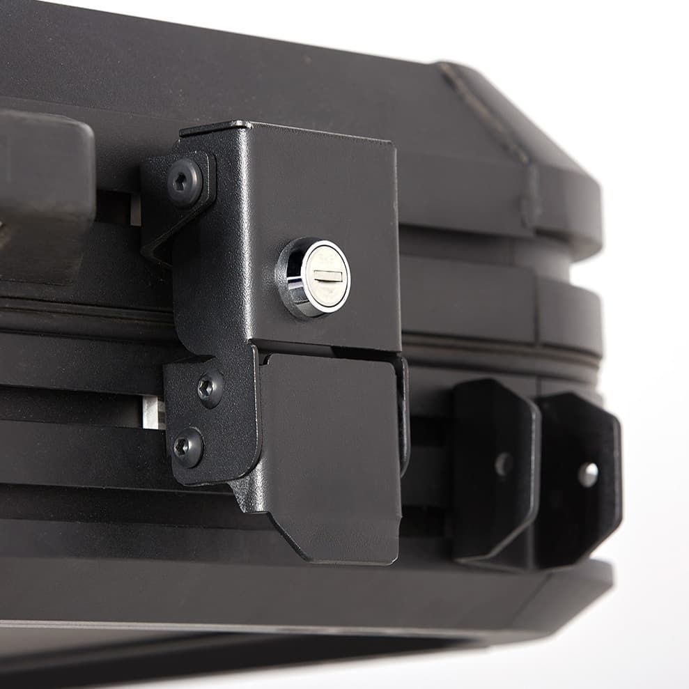 Close of up SkyPeak HD Tent latching mechanism