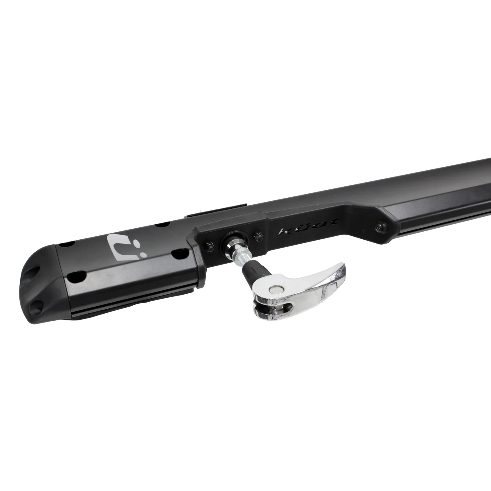 Kuat TRIO fork mount roof bike rack Black Side View