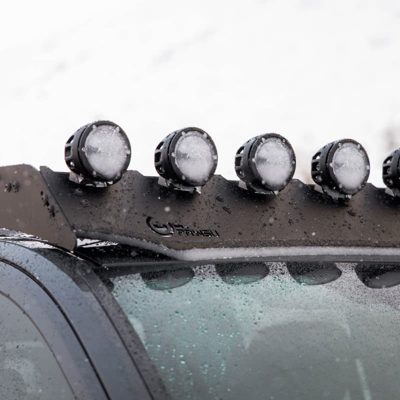 Prinsu Toyota Tacoma Original Cab Platform Roof Rack with Light Bar