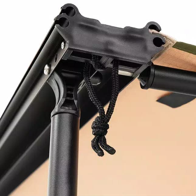 Overland Awning close up of hardware