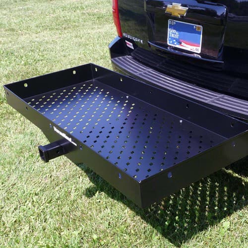 VersaHaul Steel Cargo tray on back of SUV