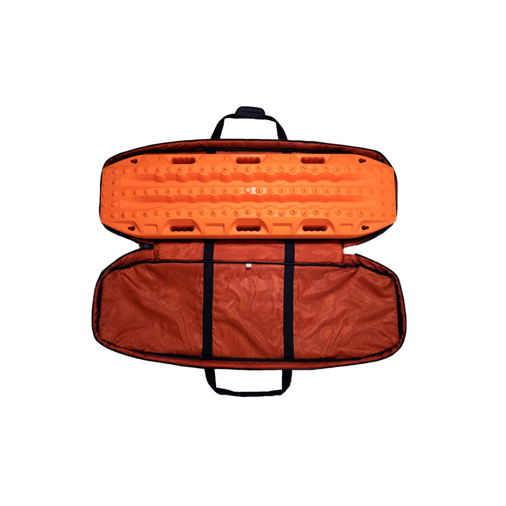 Maxtrax Carry bag with MK11 recovery boards in it on white background