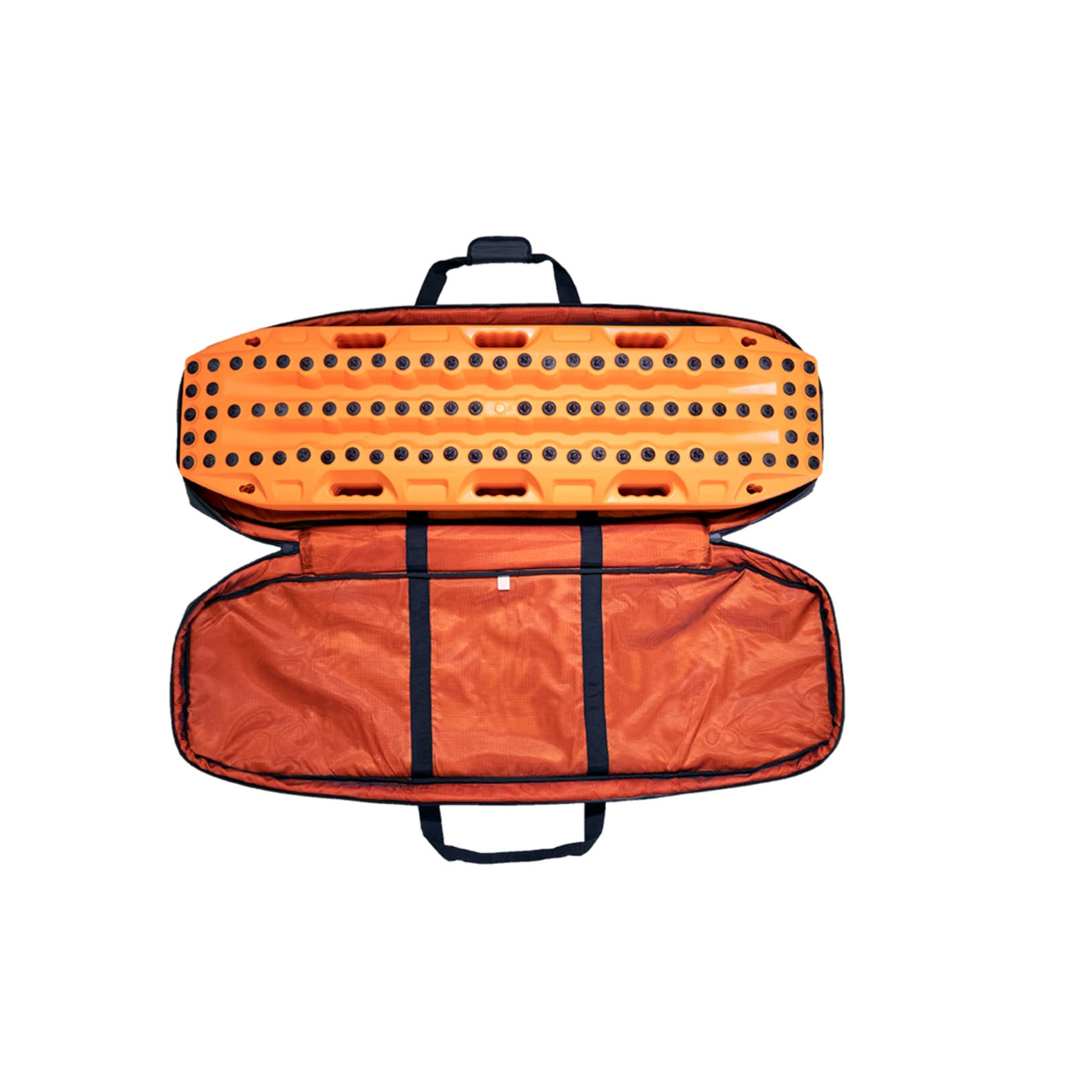 Maxtrax Carry bag with XTREME recovery boards in it on white background