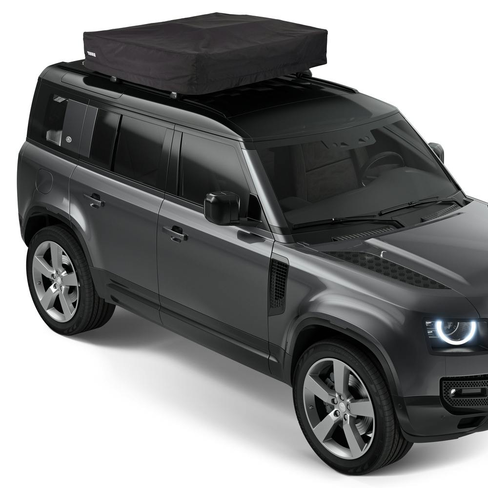 Thule Approach Rooftop Tent Folded Up on SUV