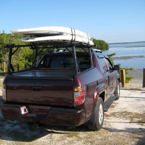 Vantech Honda Ridgeline 65" Aluminum Truck Rack P3309 7