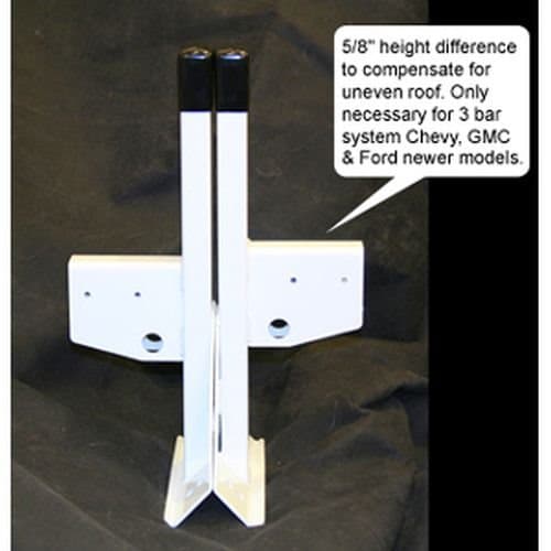 Vantech H1 3 Bar Aluminum Van Ladder Racks 5