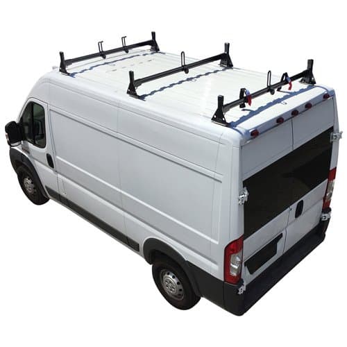 Vantech Ram ProMaster 2013+ - 3 Bar Aluminum Ladder Rack H1353 2