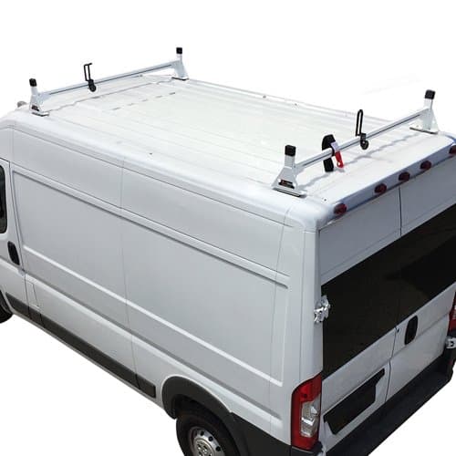 Vantech Ram ProMaster 2013+ - 2 Bar Aluminum Ladder Racks H1352 2