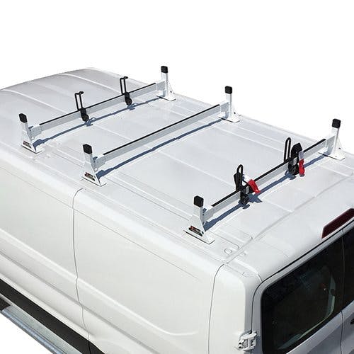 Vantech Ford Transit Cargo 2015+ - 3 Bar Aluminum Ladder Racks H1753 2