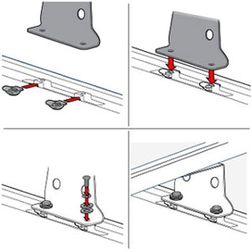Vantech H3 Van Ladder Racks w/Side Stops 3