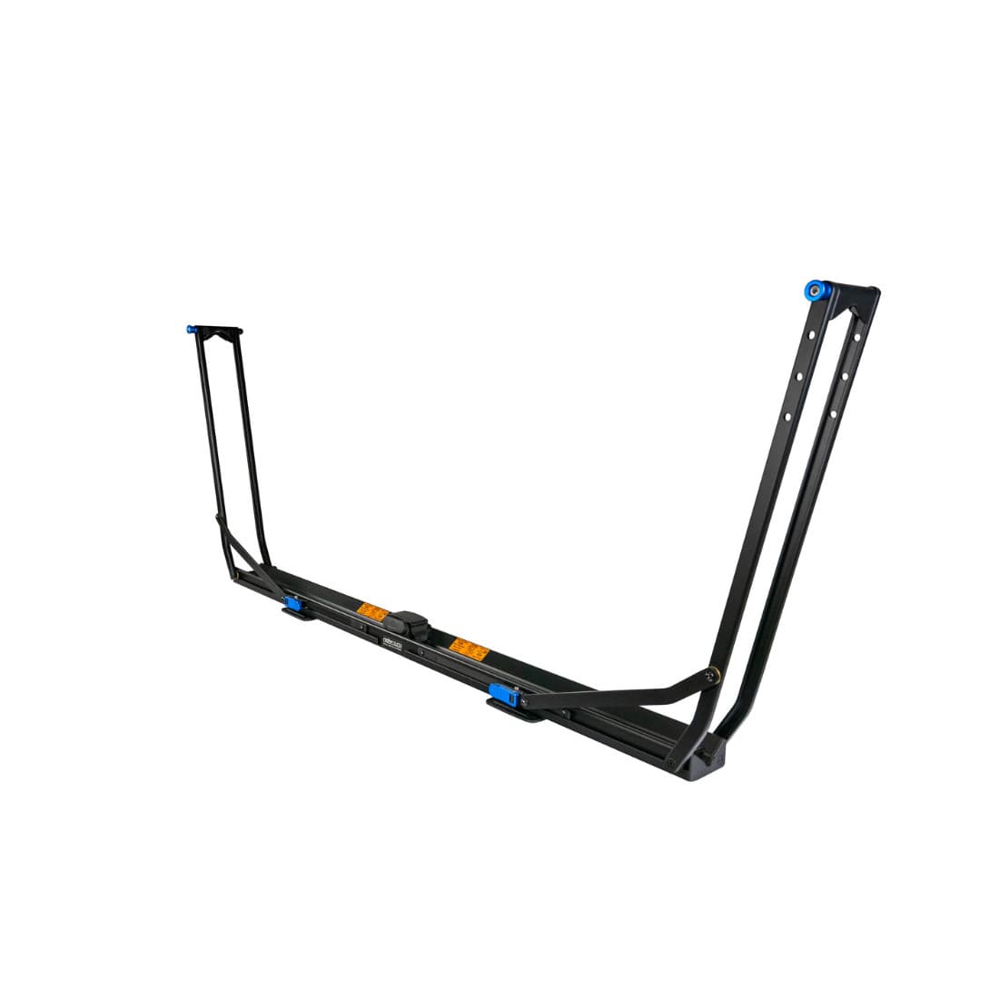 RockyMount MachTen rooftop bike rack open on white background