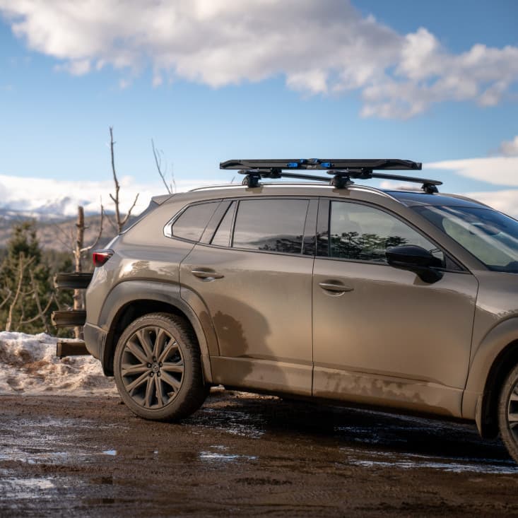 RockyMounts MachTen lifestyle photo of rack on vehicle in nature