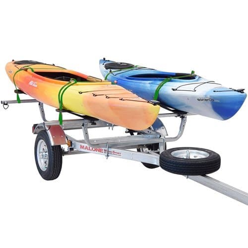 Malone MegaWing SOT Large Fishing Kayak Rack Saddles and Straps 8