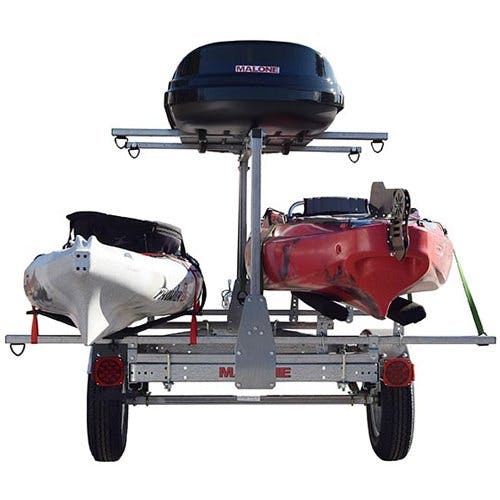 Malone MicroSport 2 Tier LowBed Trailer for Kayaks, Canoes 2